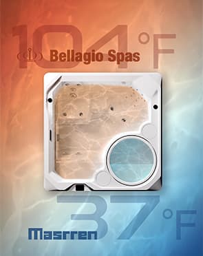 Bellagio Spas Masrren Hot Cold Fusion cold plunge