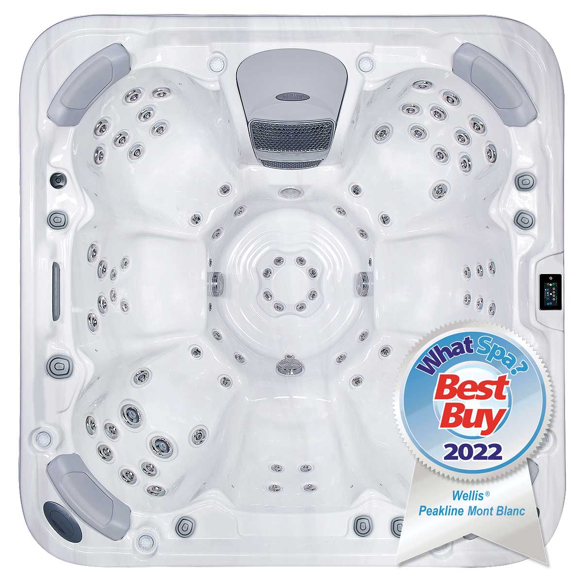 Wellis Mont Blanc 7-person hot tub – CityLife collection
